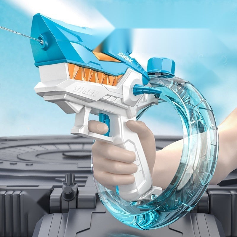 SharkGun en action — tir longue portée